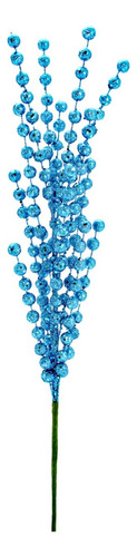 Vara Con Esferas Diamantadas 71cm Azul Mylin