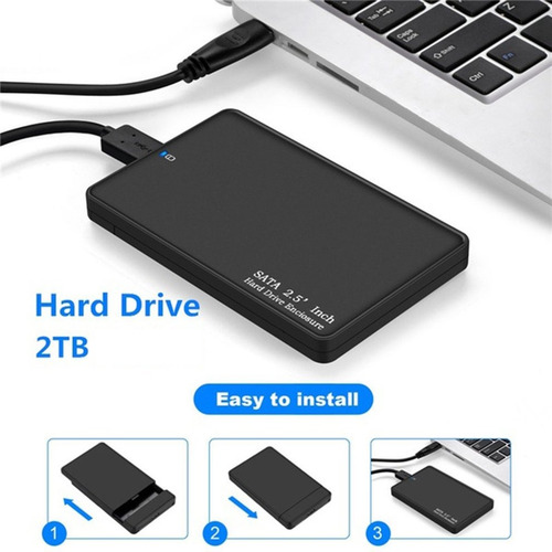 3.0 Interface Sata 2 Tb Sdd Estado Sólido Mecânico Móvel