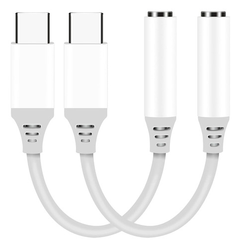 ~? Usb C A Adaptador De Auriculares Hembra De 3,5 Mm, Paquet