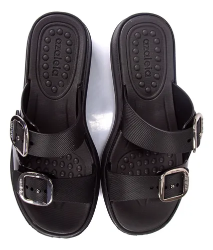 Sandalias Azaleia Mujer Plataforma Confort Hebillas 18835