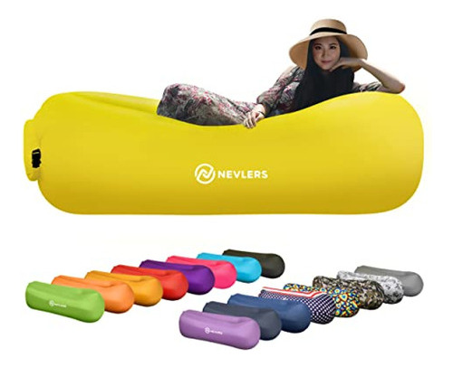 Nevlers Inflable Lounger Air Sofa - Sofá Inflable Portátil P