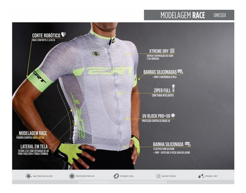 Imagem 3 de 3 de Camisa New Elite Ert Modelagem Race (mais Justa, Slim Fit)