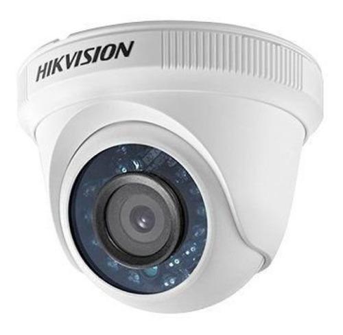 Câmera Dome Hikvision Ds-2ce56c0t-irpf Lente 2.8mm 720p