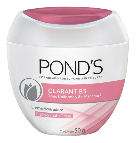 Crema Facial Ponds Clarant B3 Piel Normal A Grasa X 50g