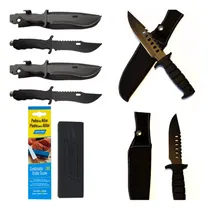 Comprar 2 Cuchillos Columbia Tacticos + Regalo Piedra Afilar Doble 