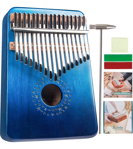 Kalimba 17 Teclas Thumb Piano Instrumento Musical Gradi...