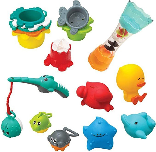 Infantino Splish &amp; Splash Bath - Juego De 17 Pie