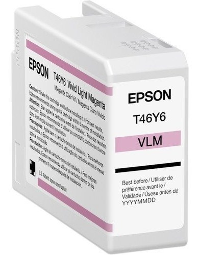 Cartucho Epson Modelo T46y Magenta Light Para P900 (50 M /vc