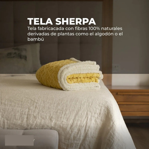Wh Y Cobertor Cobija Aborregado King Size Con Relieve