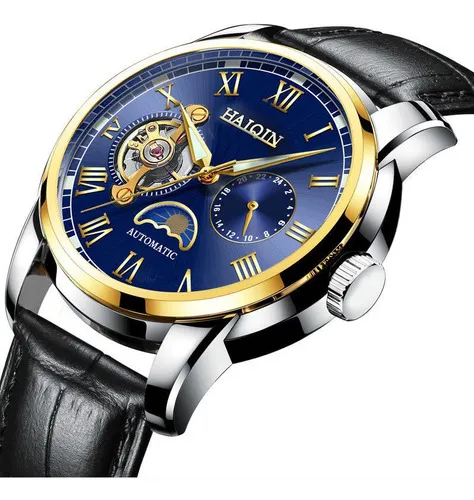 Relojes Luminosos Tourbillon De Fase Lunar Haiqin Color Del Fondo