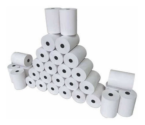 Bobina Termica 80x40m Cx 30 Un Cupom Fiscal Branca Senha Pdv