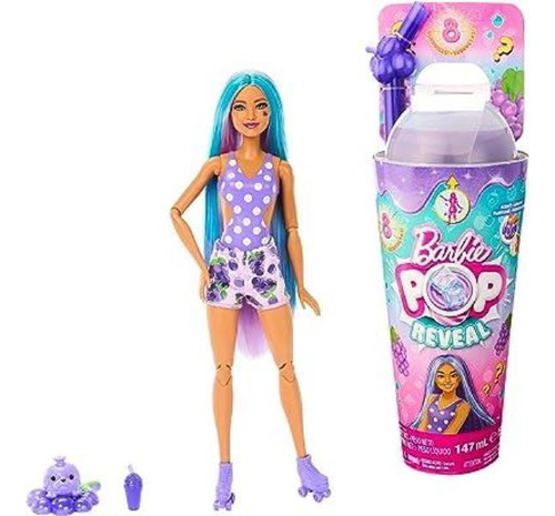 Barbie Pop Real Serie De Frutas. Uva