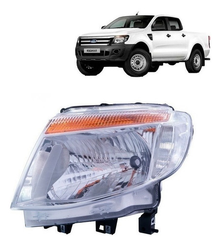 Optico Izquierdo  Para Ford Ranger 2.5 2012 2014