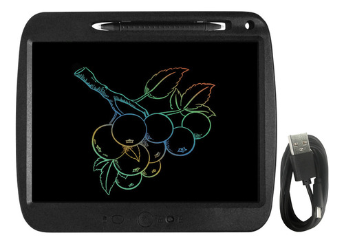 Tableta De Escritura Lcd Recargable De 9 Pulgadas Con Bolígr