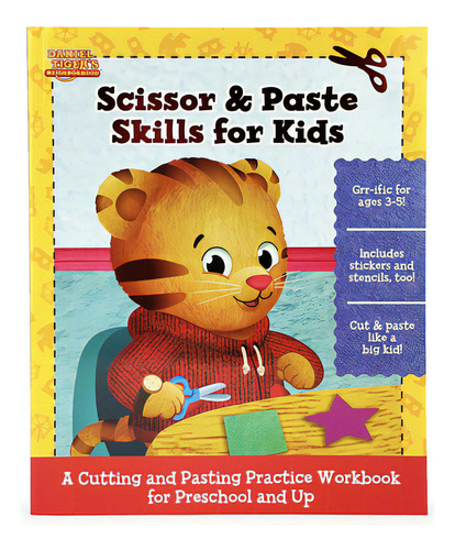 Daniel Tiger Scissor & Paste Skills For Kids, De Cottage Door Press. Editorial Cottage Door Pr, Tapa Blanda En Inglés
