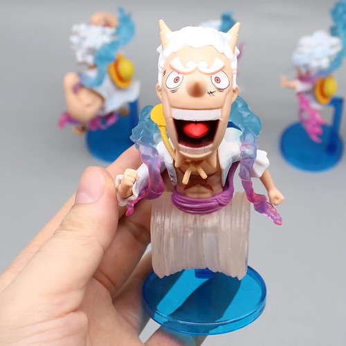 Figura Luffy Gear 5 One Piece Set X5 Dios Del Sol Nika Anime