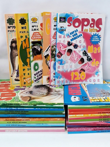 Imagen 2 de 3 de Libro Revista Entretenimiento Pasa Tiempo Sopa De Letras
