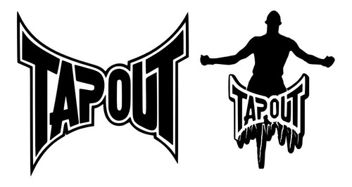 2 Adesivos Tapout Vale Tudo Muay Thai Ufc Jiu Jitsu Tap-01