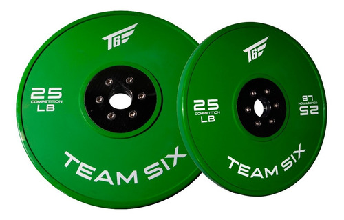 Disco Bumper Olimpico 25 Lbs T6 Crossfit Gym Levantamiento