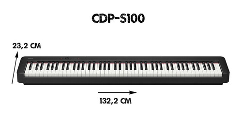 Imagen 9 de 10 de Piano Digital Casio Cdps100 88 Teclas Pedal Fuente Y Soporte