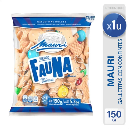 Imagen 1 de 7 de Galletitas Fauna Surtidas Confitadas Dulce - Mejor Precio