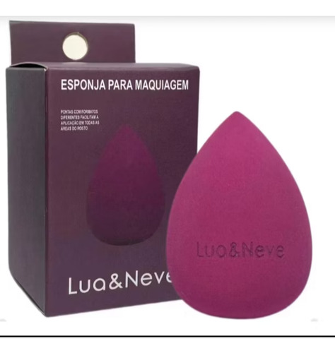 Esponja Para Maquiagem Lua E Neve Gota