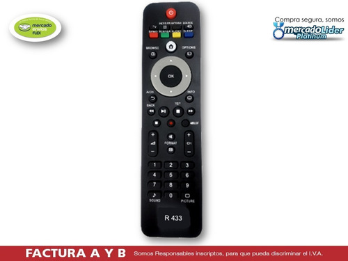 Control Remoto Para Tv Philips Lcd 32pfl3405/77 