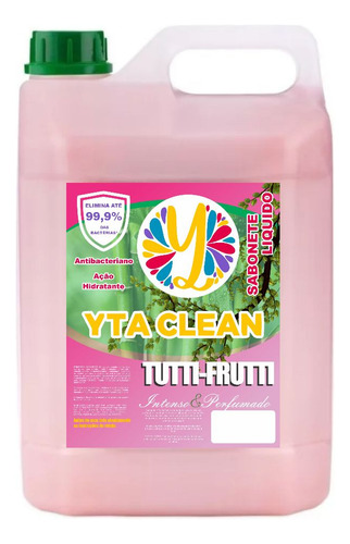 Sabonete Líquido Yta Clean Tutti-frutti 5l