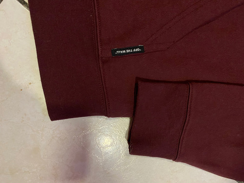 Sudadera Vans De Algodón Vino S De Hombre Cierre Cimpleto (Usado)