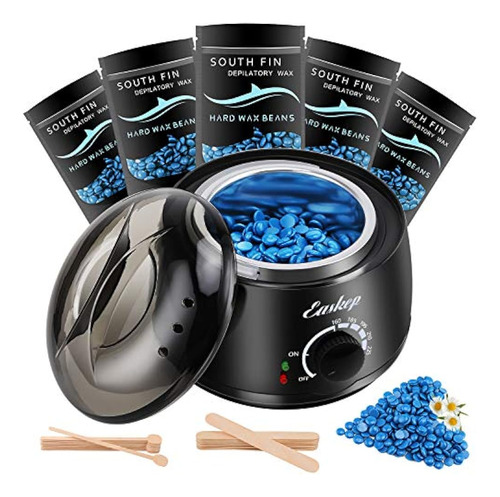 Waxing Kit Wax Warmer Easkep - Wax Kit Depilación 6 Temperat