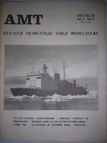 Amt Revista Trimestral Para Modelistas Modelismo May Jul 90