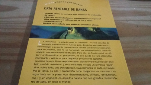 Cria Rentable De Ranas Fabian Rodriguez Muy Buen Estado (Usado)