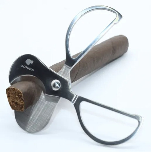 Cortador Charuto Cohiba Tesoura Guilhotina Metal 