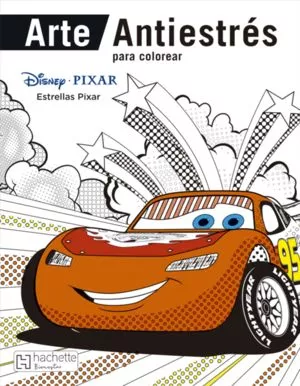 Libro: Arte Antiestres Para Colorear. Disney Pixar Estrellas