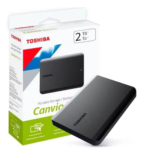 Disco Duro Externo Toshiba Canvio Basics 2tb 2.5 Usb 3.2 Acm