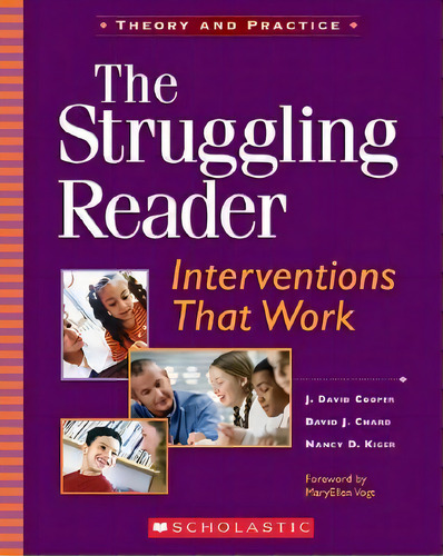 The Struggling Reader, De J David Cooper. Editorial Scholastic, Tapa Blanda En Inglés