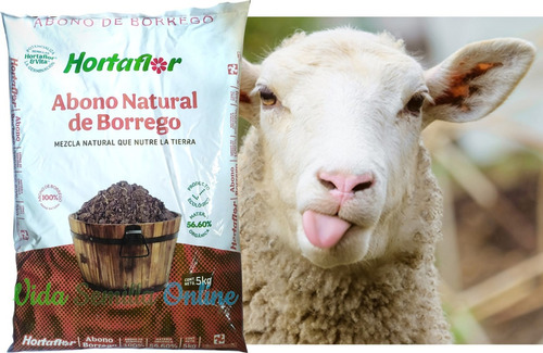 Abono Organico De Borrego 5 Kg Nutriente Organico