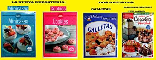 La Nueva Repostería Minicakes Y Cookies + 2 Revistas