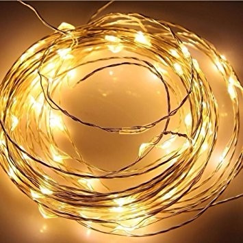 Imagen 1 de 8 de Guirnalda De 50 Luces - Mini Luces Led Luciernagas 5 Metros