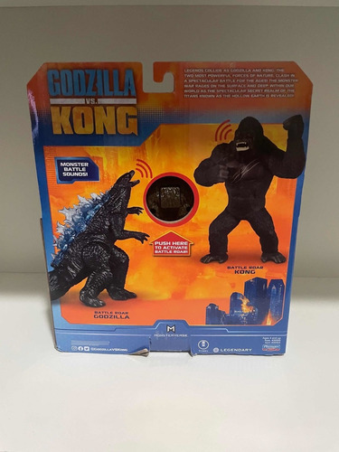 Imagem 2 de 2 de Battle Roar Kong Monsterverse Godzilla Vs Kong Playmates