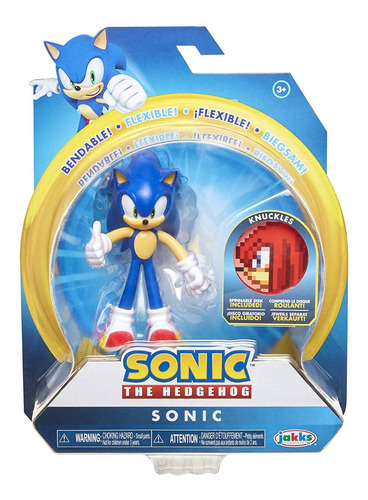 Figura Sonic The Hedgehog Sonic + Knuckles Jakks Pacific