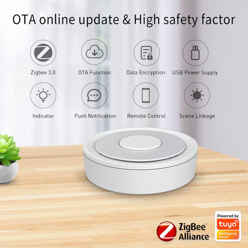 Tuya Zigbee 3.0 Hubwifi Smart Home Hub, Zigbee Hub Gateway,
