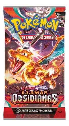 Sobre 10 Cartas Pokémon Obsidian Flames Español