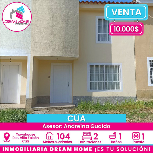 Townhouse En Venta Parque Residencial Villa Falcon - Cúa