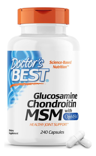 Glucosamina Condroitina Opti Msm Doctor's Best 240 Capsulas