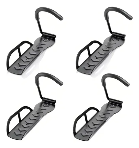 comprar 4x Suporte Parede Vertical Gancho Para Pendurar Bicicleta Cor Preto