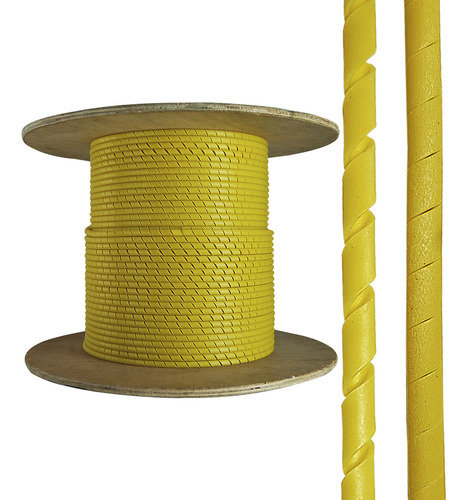 200m Guaina Organizador Amarela Espiral Tube Guia 6,2 Mm