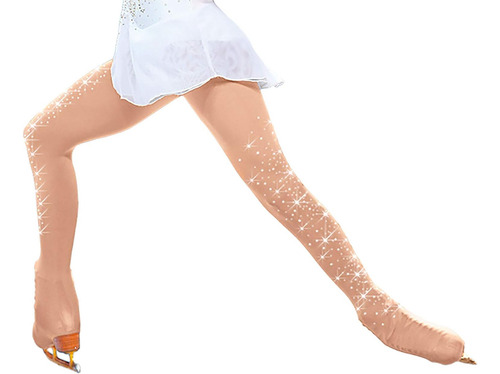 Patinaje Artístico Bronceado Sobre Las Medias De Bota Tb8832
