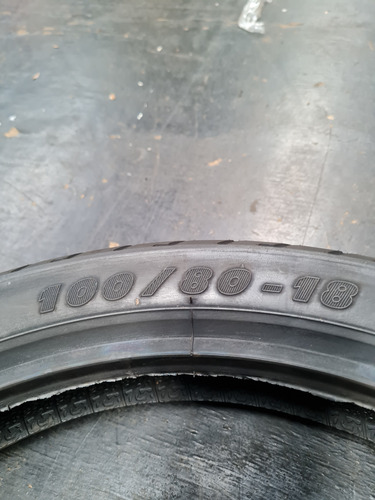 Pneu Traseiro 100/80-18 Michelin Sem Câmara