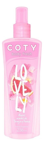 Fragancia Corporal Coty Body Fresh Lovely Volumen de la unidad 236 mL